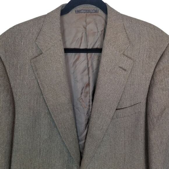 Ermenegildo Zegna Mens Wool Silk Blazer Sz 42R Boardroom Suit Jacket Luxury Core - Picture 2 of 10